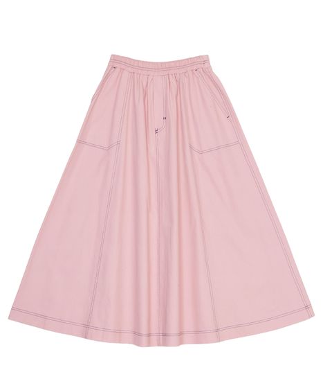 ステッチフレアロングスカート[商品：PN26SSR-005] - PUNYUS Online
