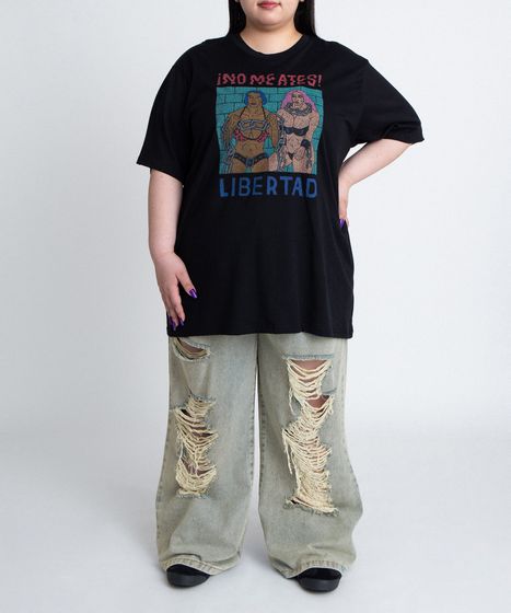ダメージデニムワイドパンツ[商品：PN26T-001] - PUNYUS Online Store
