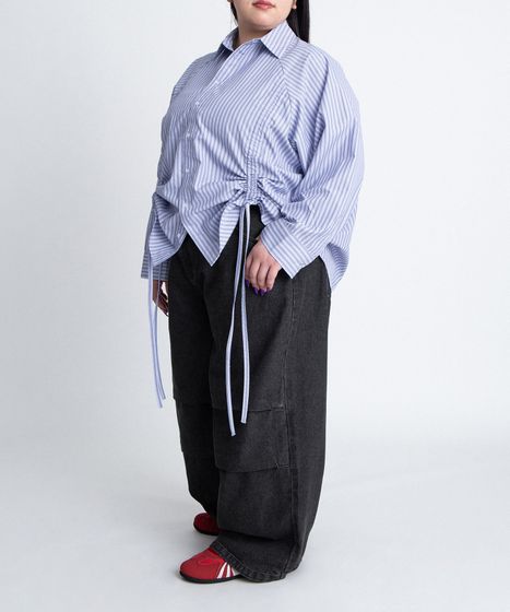 LATUI ATELIER バギーデニムパンツ　2日間限定1500円OFF ニータックデニムバギーパンツ[商品：PN26T-002] - PUNYUS Online