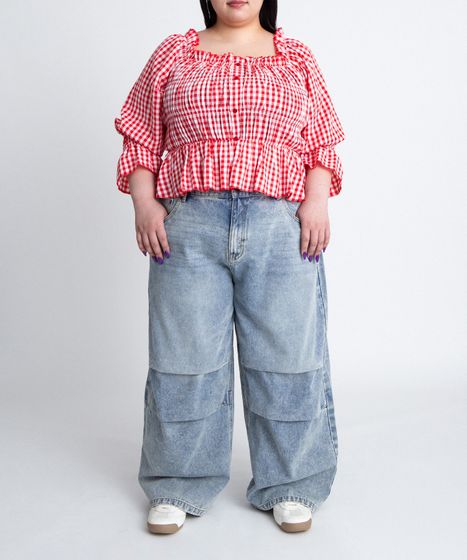 ニータックデニムバギーパンツ[商品：PN26T-002] - PUNYUS Online