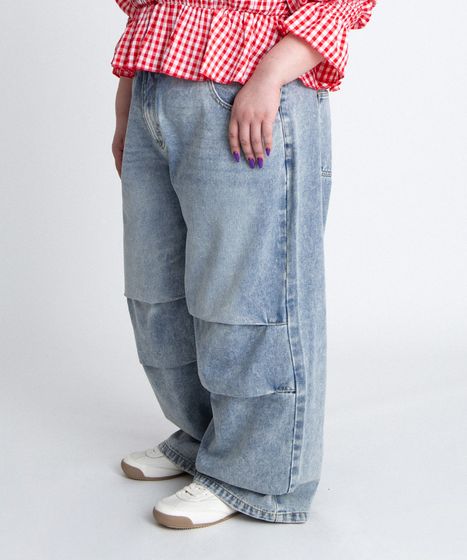 ニータックデニムバギーパンツ[商品：PN26T-002] - PUNYUS Online