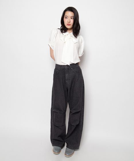 ニータックデニムバギーパンツ[商品：PN26T-002] - PUNYUS Online