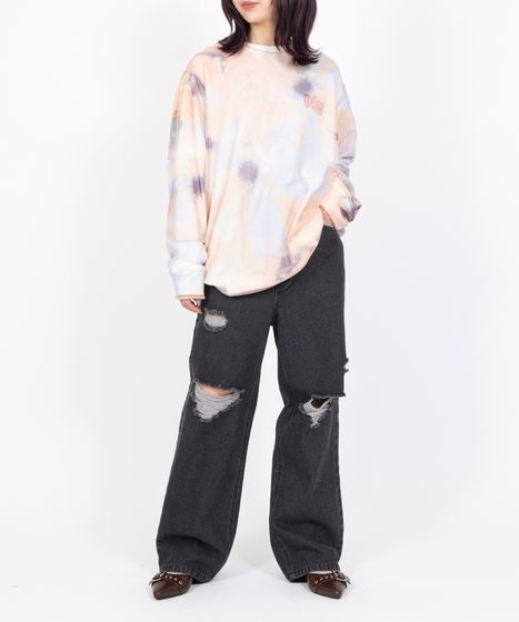 ダメージレギュラーデニムパンツ[商品：PN26T-003] - PUNYUS Online