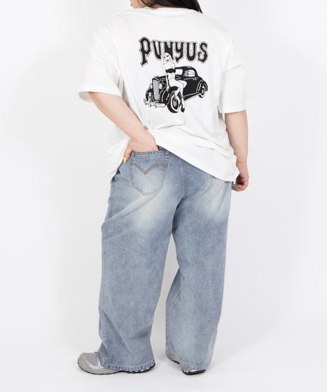 ダメージレギュラーデニムパンツ[商品：PN26T-003] - PUNYUS Online