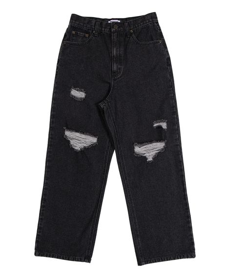 ダメージレギュラーデニムパンツ[商品：PN26T-003] - PUNYUS Online