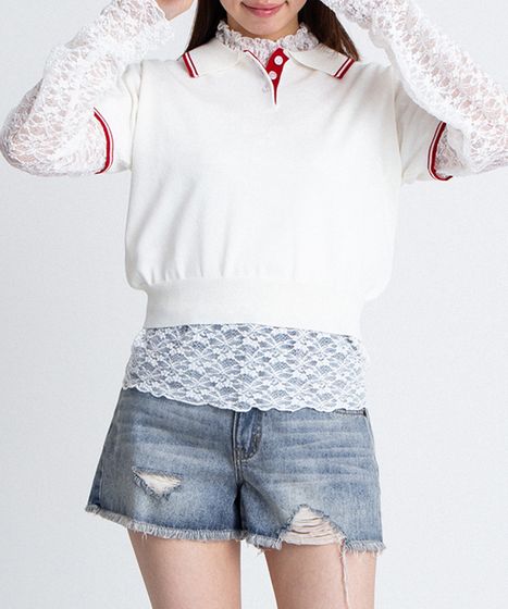 ダメージデニムショートパンツ[商品：PN26T-007] - PUNYUS Online