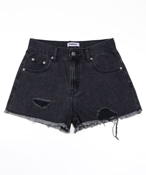 ダメージデニムショートパンツ[商品：PN26T-007] - PUNYUS Online