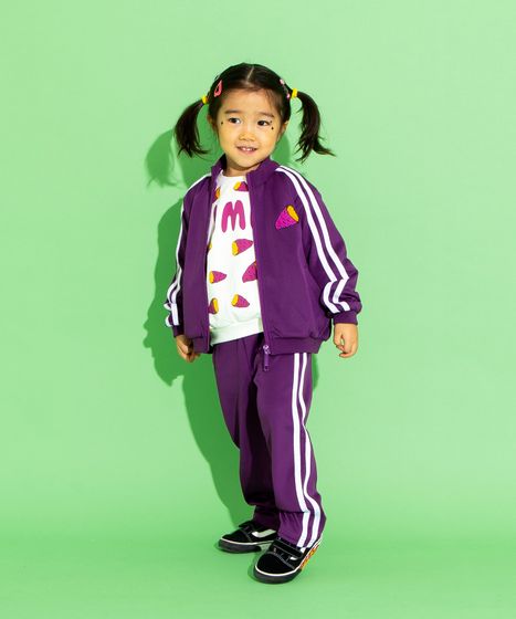 キッズフード総柄スウェット[商品：PNK24AW-001] - PUNYUS Online