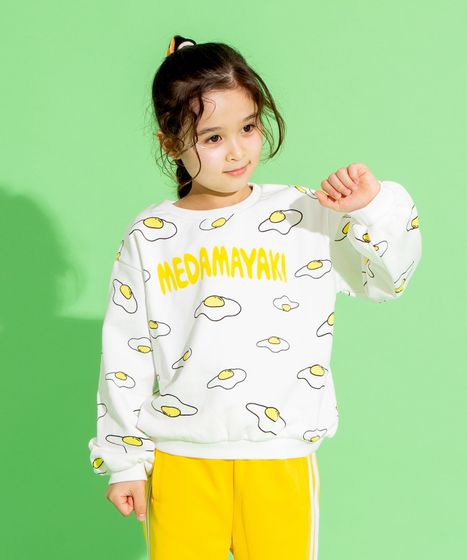 キッズフード総柄スウェット[商品：PNK24AW-001] - PUNYUS Online