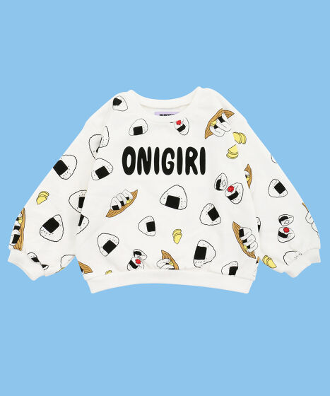 キッズフード総柄スウェット[商品：PNK24AW-001] - PUNYUS