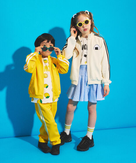 キッズフード総柄Tシャツ[商品：PNK24SS-001] - PUNYUS Online Store