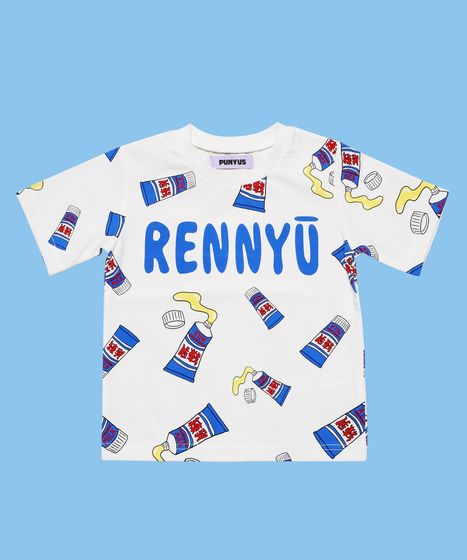 キッズフード総柄Tシャツ[商品：PNK24SS-001] - PUNYUS Online Store