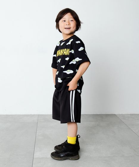 キッズフード総柄Tシャツ[商品：PNK24SS-001] - PUNYUS Online Store