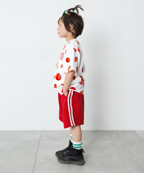 キッズフード総柄Tシャツ[商品：PNK24SS-001] - PUNYUS Online Store