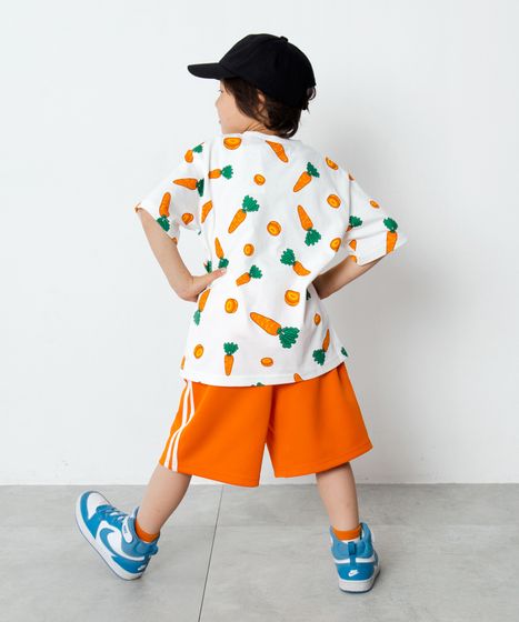 キッズフード総柄Tシャツ[商品：PNK24SS-001] - PUNYUS Online Store
