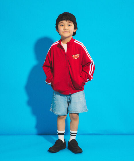 キッズフードジャージトップ[商品：PNK25SS-001] - PUNYUS Online