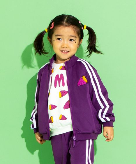 キッズフードジャージトップ[商品：PNK25SS-001] - PUNYUS Online