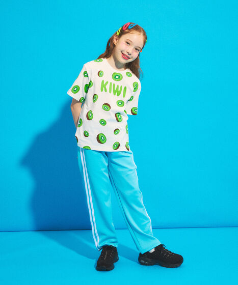 キッズフードジャージパンツ[商品：PNK25SS-002] - PUNYUS