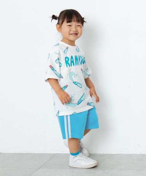 キッズフードジャージショートパンツ[商品：PNK26SS-001] - PUNYUS
