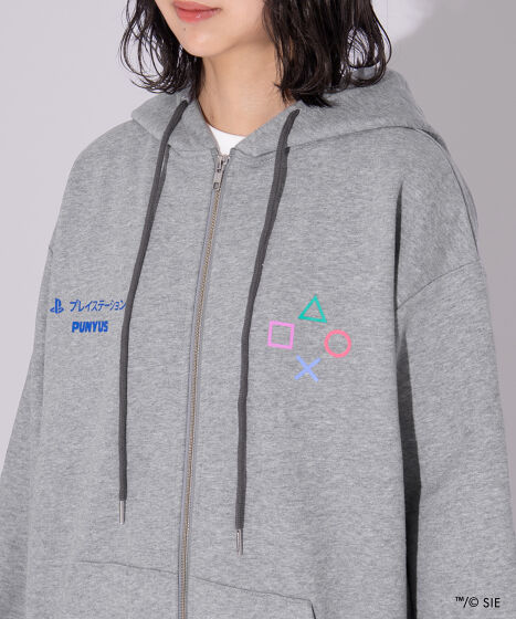 Playstation裏起毛ジップパーカー[商品：PNPS25AW-004] - PUNYUS