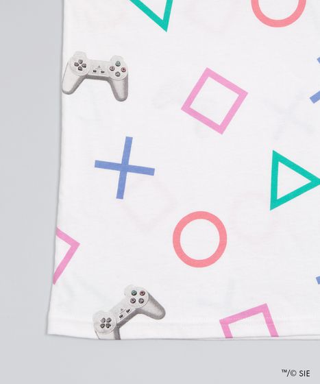 Playstation総柄Tシャツ[商品：PNPS25AW-007] - PUNYUS Online Store
