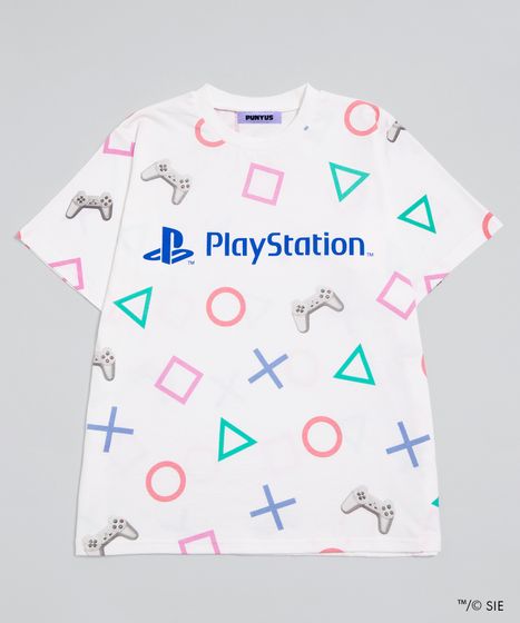 Playstation総柄Tシャツ[商品：PNPS25AW-007] - PUNYUS Online Store