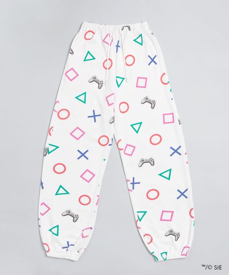 Playstation総柄スウェットパンツ[商品：PNPS25AW-009] - PUNYUS