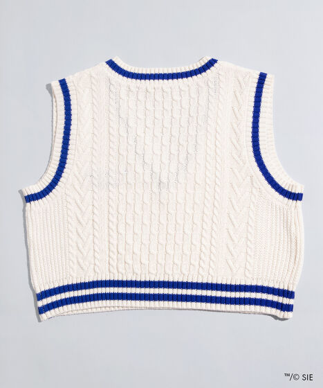 Playstationラインニットベスト[商品：PNPS25AW-015] - PUNYUS Online