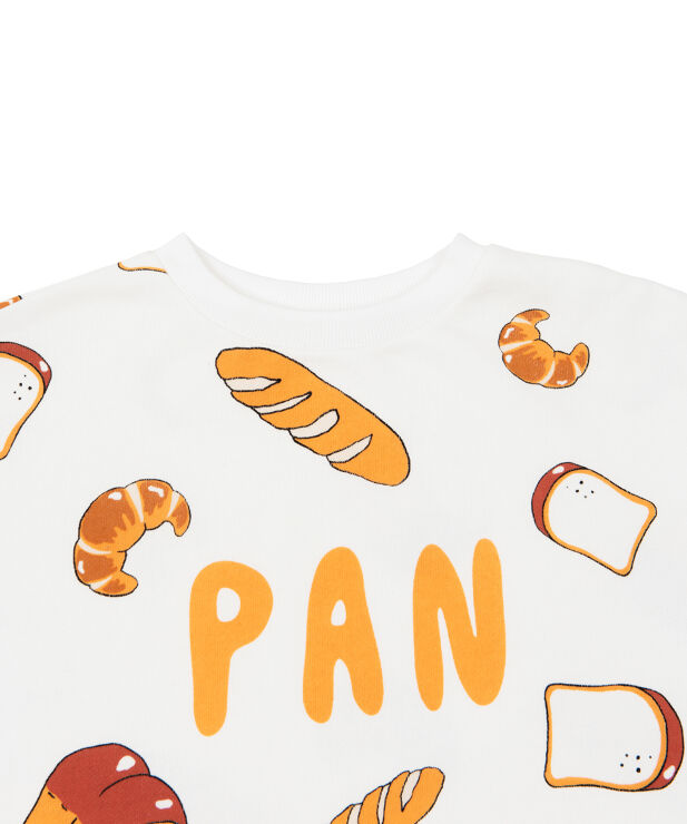 フード総柄スウェット(KANI PAN)[商品：PN20AW-050-1R] - PUNYUS