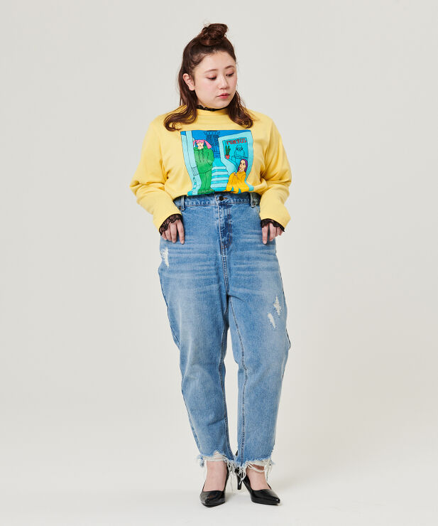 ボーイフレンドデニムパンツ 商品 Pnss 003 Punyus Online Store 公式通販
