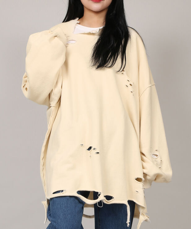 ダメージスウェット[商品：PN20SS-031R] - PUNYUS Online Store / 公式通販