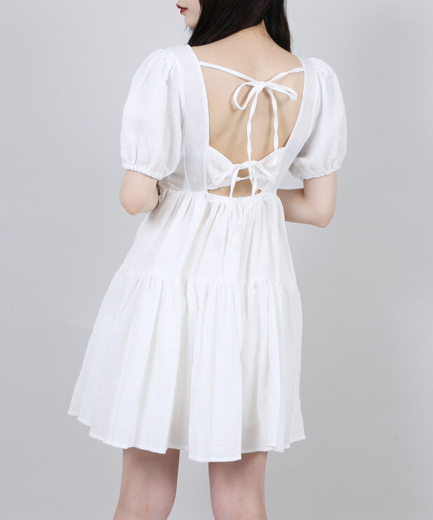 スクエアネックティアードミニワンピース 商品 Pn21ss 061 Punyus Online Store 公式通販