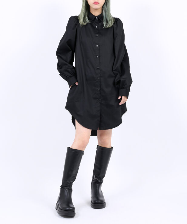 パフスリーブシャツワンピース 商品 Pn21aw 019 Punyus Online Store 公式通販