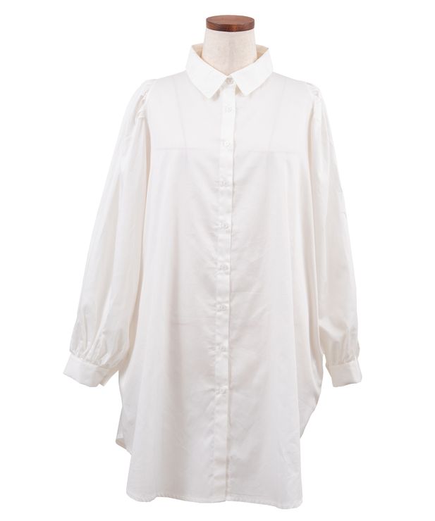 パフスリーブシャツワンピース 商品 Pn21aw 019 Punyus Online Store 公式通販