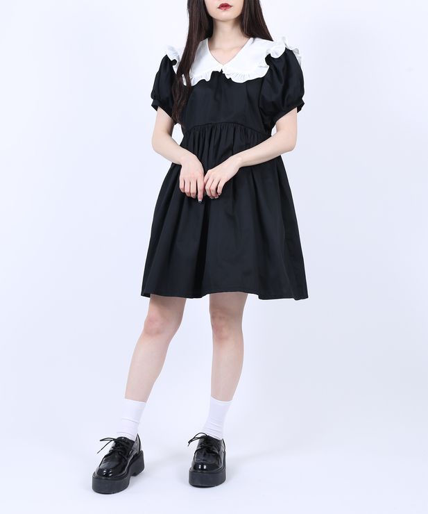 半袖フリルカラーワンピース 商品 Pn21ss 018 3 Punyus Online Store 公式通販