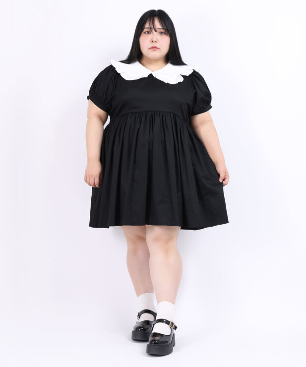 半袖フリルカラーワンピース 商品 Pn21ss 018 3 Punyus Online Store 公式通販