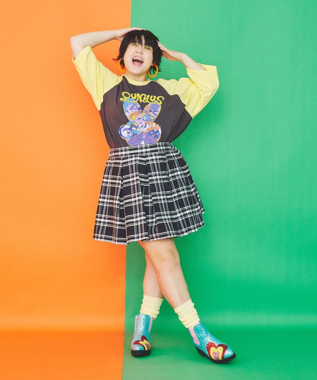 チェック柄プリーツミニスカート 商品 Pn21ss 119 Punyus Online Store 公式通販