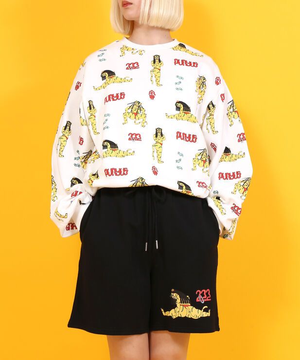 寅プリントスウェットショートパンツ 商品 Pn22ss 007 Punyus Online Store 公式通販
