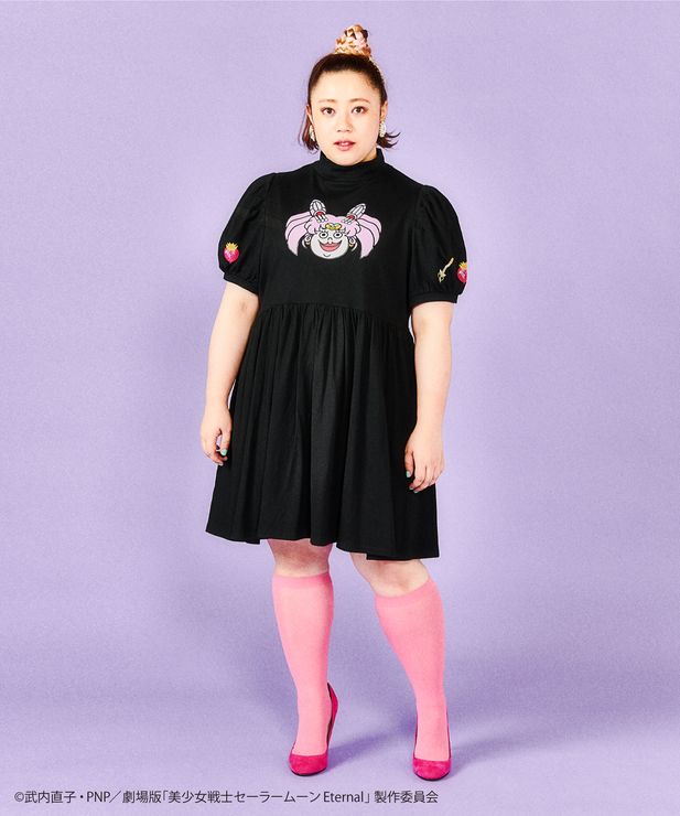 劇場版 美少女戦士セーラームーンeternal Punyus スーパーセーラーちびなおみムーンtシャツワンピ 商品 Pns21ss 002 Punyus Online Store 公式通販