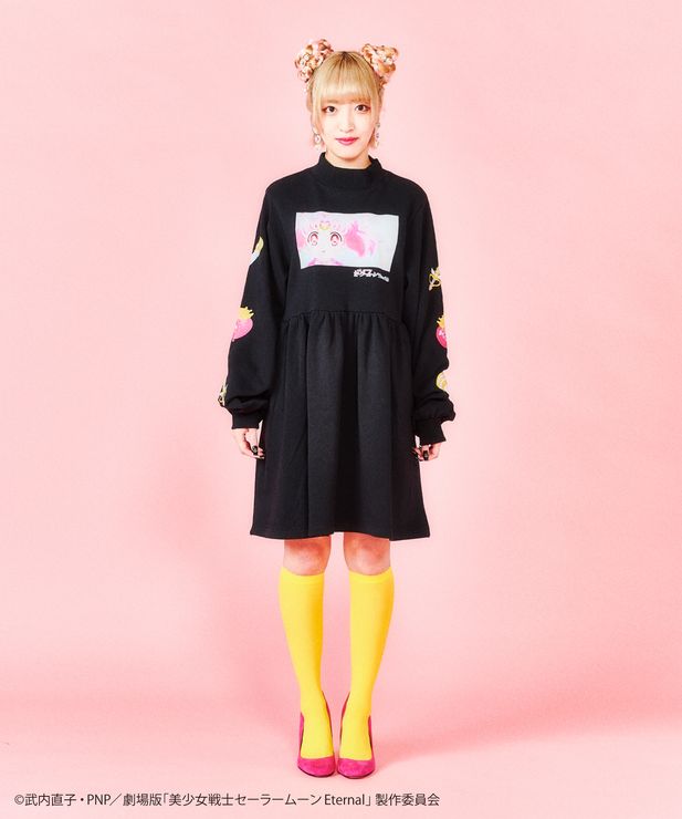劇場版 美少女戦士セーラームーンeternal Punyus スーパーセーラーちびムーンスウェットワンピ 商品 Pns21ss 003 Punyus Online Store 公式通販