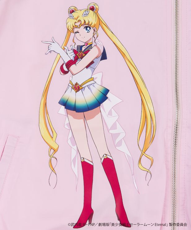 劇場版 美少女戦士セーラームーンeternal Punyus スーパーセーラームーン スーパーセーラーちびムーンブルゾン 商品 Pns21ss 005 Punyus Online Store 公式通販