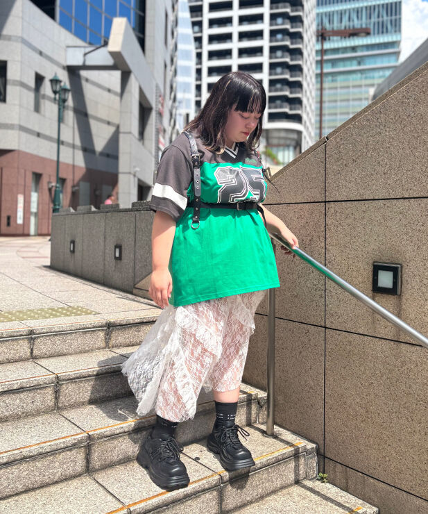 ちくちくもんぺ グリーンフラワー ちくちくもんぺ グリーンフラワー - メルカリ