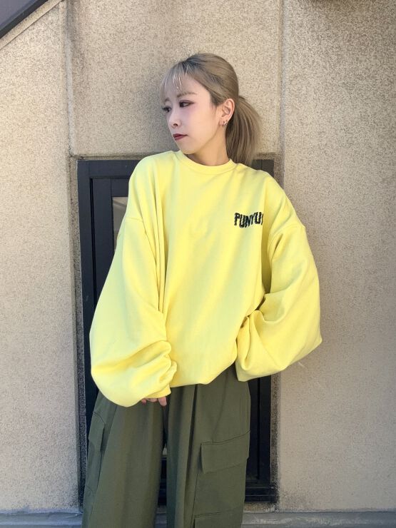 ⭐️ぴゆです PUNYUS（プニュズ） トレーナー スウェット 「新サイズ」フード総柄