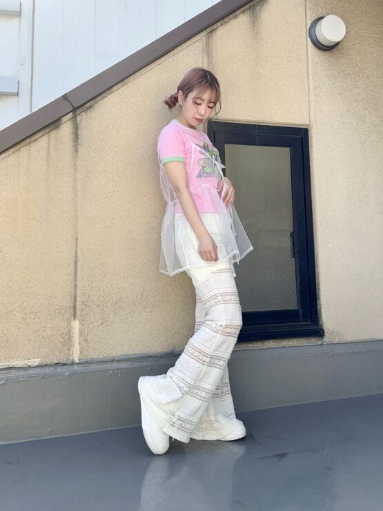 mediam レースフレアパンツ mediam レースフレアパンツ