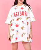新品　プニュズ　祭Tシャツ　サイズ3 祭り総柄Tシャツ(MATSURI)（Tシャツ/カットソー）｜PUNYUS